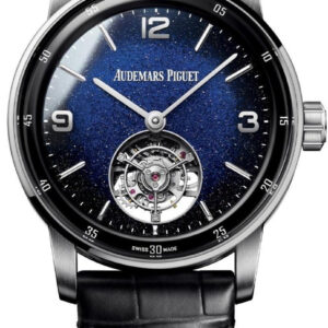 Audemars Piguet Code 11.59 Selfwinding Flying Tourbillon - White Gold - Blue Dial (Ref# 26396BC.OO.D002CR.01)