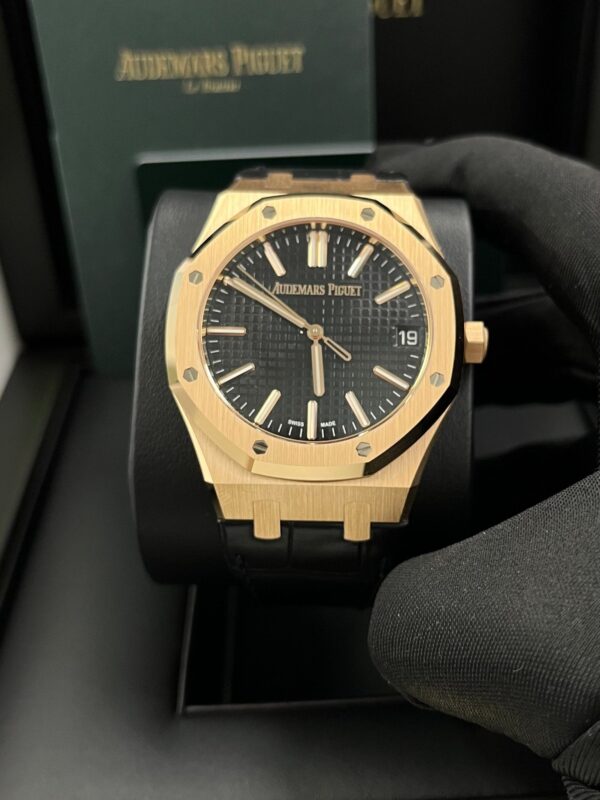Audemars Piguet Royal Oak 41mm Rose Gold Black Dial 15510OR.OO.D002CR.02 - Image 14