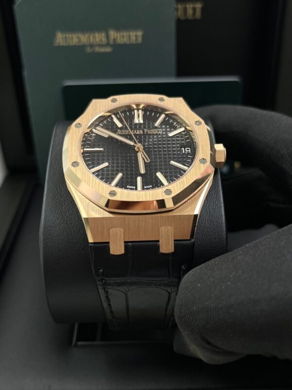 Audemars Piguet Royal Oak 41mm Rose Gold Black Dial 15510OR.OO.D002CR.02 - Image 13