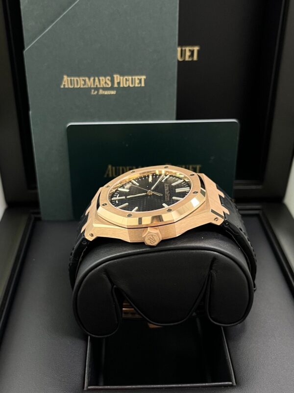 Audemars Piguet Royal Oak 41mm Rose Gold Black Dial 15510OR.OO.D002CR.02 - Image 10