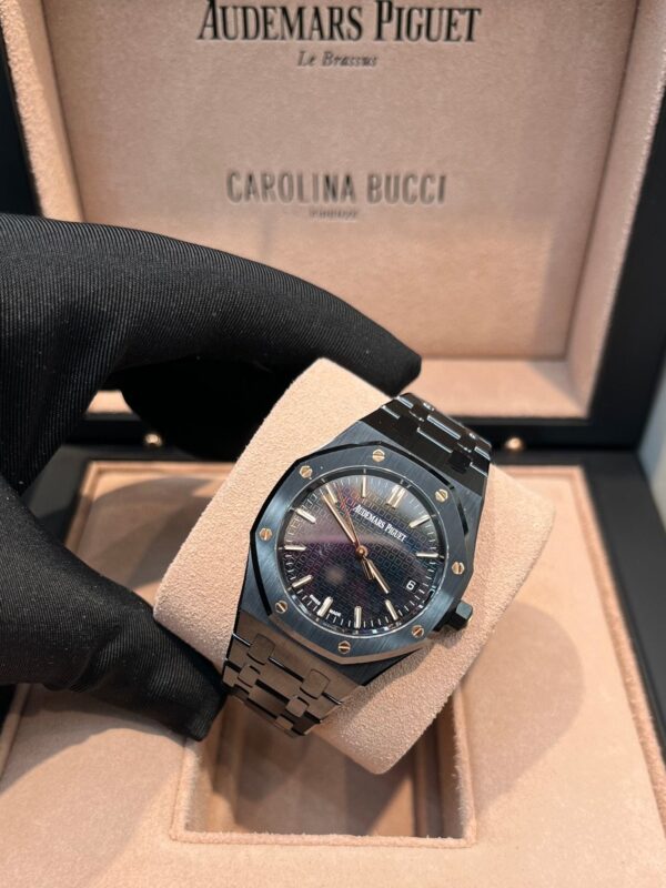 Audemars Piguet Royal Oak Black Ceramic Rainbow Dial Limited Edition 77350CE.OO.1266CE.02.A - Image 16