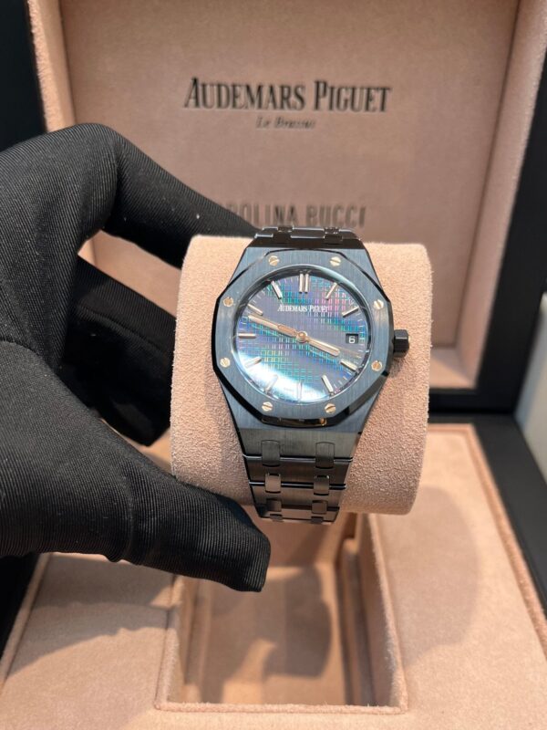 Audemars Piguet Royal Oak Black Ceramic Rainbow Dial Limited Edition 77350CE.OO.1266CE.02.A - Image 3
