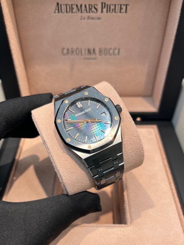 Audemars Piguet Royal Oak Black Ceramic Rainbow Dial Limited Edition 77350CE.OO.1266CE.02.A - Image 2
