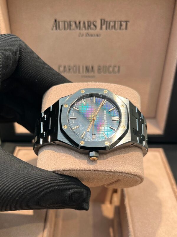 Audemars Piguet Royal Oak Black Ceramic Rainbow Dial Limited Edition 77350CE.OO.1266CE.02.A - Image 5