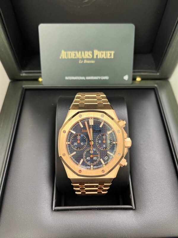 Audemars Piguet Royal Oak Chronograph 41 mm Blue Dial Ref. 26240OR.OO.1320OR.05 - Image 4