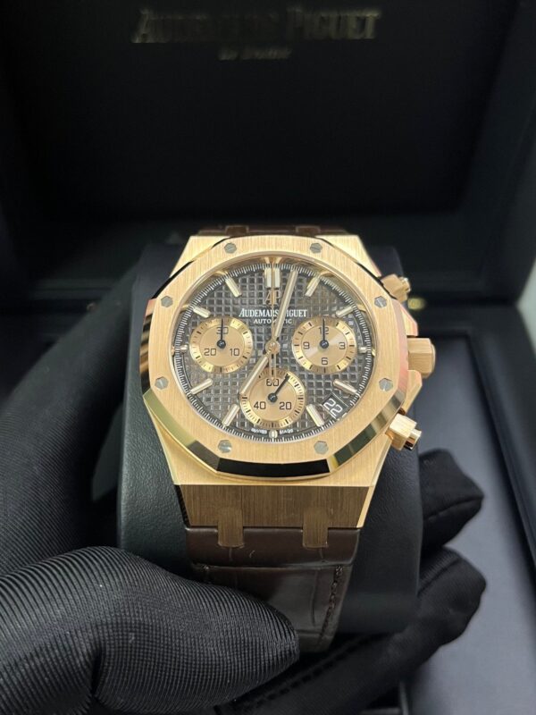 Audemars Piguet Royal Oak Chronograph 41mm Brown Dial (Reference # 26239OR.OO.D821CR.01) - Image 13