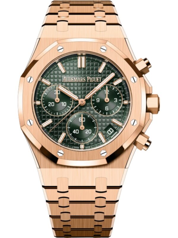 Audemars Piguet Royal Oak Chronograph 41mm Rose Gold Green Dial 26240or.oo.1320or.08