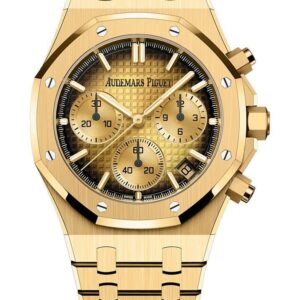 Audemars Piguet Royal Oak Chronograph Yellow Gold Smoked Champagne dial 26240BA.OO.1320BA.02