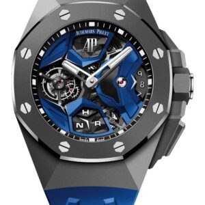 Audemars Piguet Royal Oak Concept Flying Tourbillon Gmt Titanium Skeleton Dial Rubber Reference # 26589IO.OO.D030CA.01