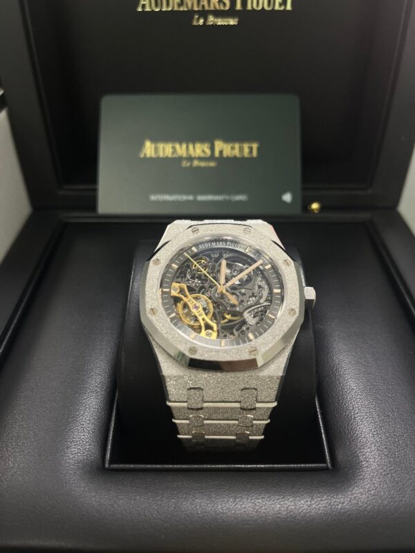 Audemars Piguet Royal Oak Double Balance Wheel Frosted Gold (Reference # 15407BC.GG.1224BC.01) - Image 7