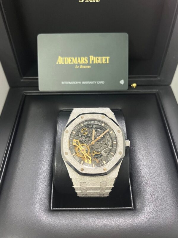 Audemars Piguet Royal Oak Double Balance Wheel Frosted Gold (Reference # 15407BC.GG.1224BC.01) - Image 6
