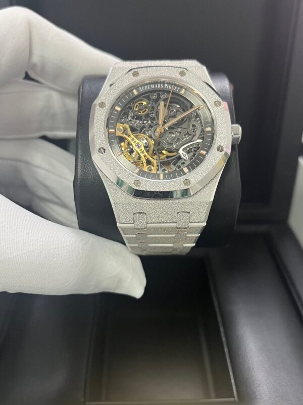 Audemars Piguet Royal Oak Double Balance Wheel Frosted Gold (Reference # 15407BC.GG.1224BC.01) - Image 9