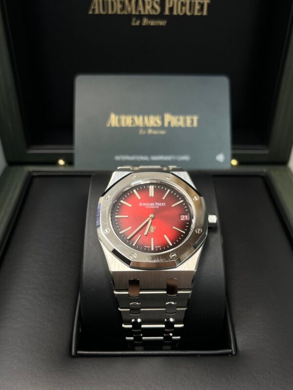 Audemars Piguet Royal Oak Jumbo Extra-thin Burgundy 16202XT.OO.1240XT.01 - Image 9