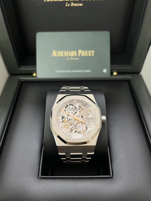 Audemars Piguet Royal Oak Jumbo "Jumbo" Extra-Thin Squelette "50TH ANNIVERSARY" Ref. 16204ST.OO.1240ST.01 - Image 13