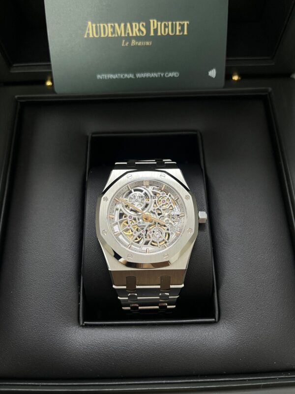 Audemars Piguet Royal Oak Jumbo "Jumbo" Extra-Thin Squelette "50TH ANNIVERSARY" Ref. 16204ST.OO.1240ST.01 - Image 15