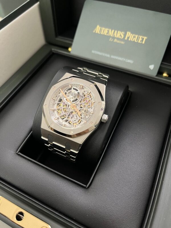 Audemars Piguet Royal Oak Jumbo "Jumbo" Extra-Thin Squelette "50TH ANNIVERSARY" Ref. 16204ST.OO.1240ST.01 - Image 14