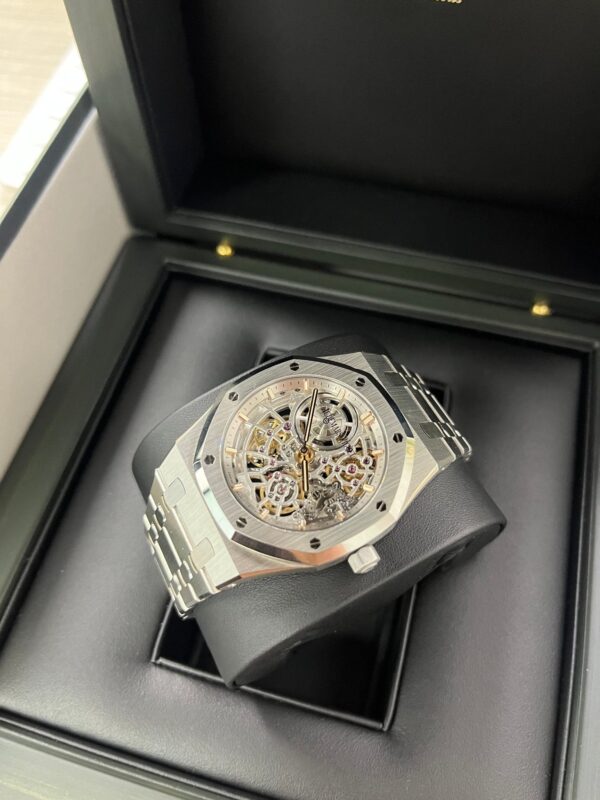 Audemars Piguet Royal Oak Jumbo "Jumbo" Extra-Thin Squelette "50TH ANNIVERSARY" Ref. 16204ST.OO.1240ST.01 - Image 18