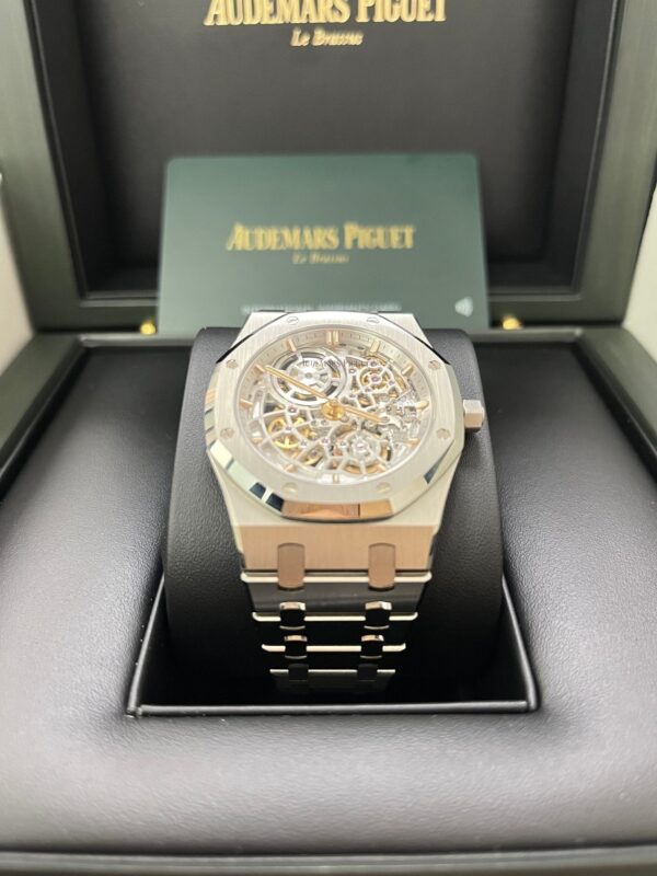 Audemars Piguet Royal Oak Jumbo "Jumbo" Extra-Thin Squelette "50TH ANNIVERSARY" Ref. 16204ST.OO.1240ST.01 - Image 17