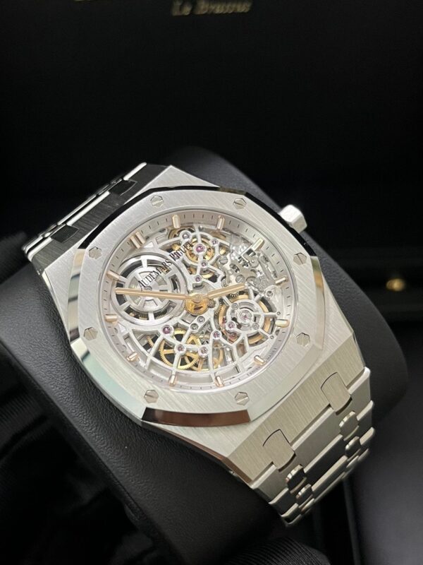 Audemars Piguet Royal Oak Jumbo "Jumbo" Extra-Thin Squelette "50TH ANNIVERSARY" Ref. 16204ST.OO.1240ST.01 - Image 8