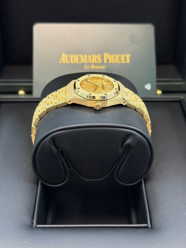 Audemars Piguet Royal Oak Mini Frosted Yellow Gold Quartz 67630BA.GG.1312BA.01 - Image 8