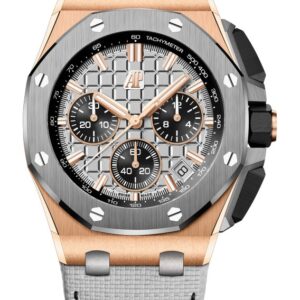 Audemars Piguet Royal Oak Offshore Chronograph 43mm Chronograph 18k Rose Gold and Titanium Grey Dial Ref# 26420OI.OO.A015VE.01
