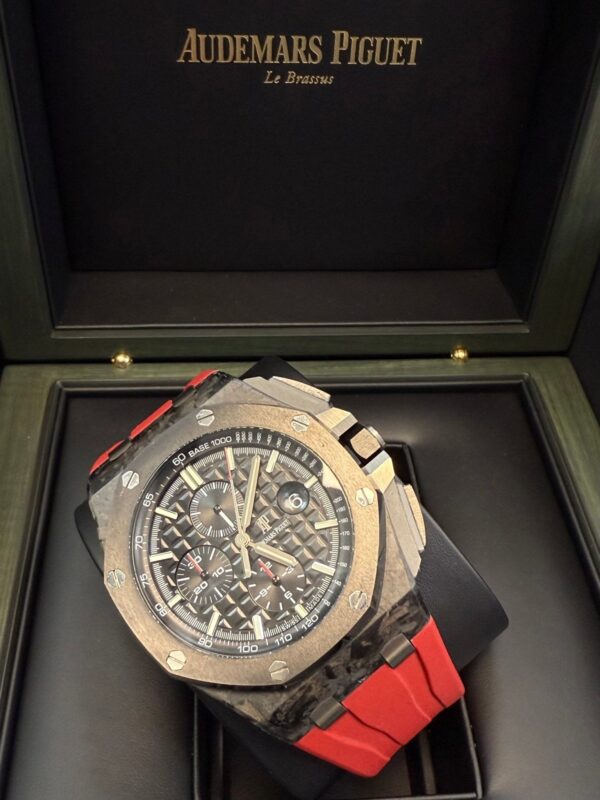Audemars Piguet Royal Oak Offshore Chronograph 44mm Black Carbon 26400AU.OO.A002CA.01 - Image 11