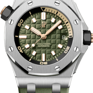 Audemars Piguet Royal Oak Offshore Diver Green Dial (Reference #  15720ST.OO.A052CA.01)