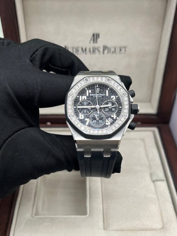 Audemars Piguet Royal Oak Offshore Lady Chronograph Diamond Bezel 26048sk.zz.d002ca.01 - Image 6