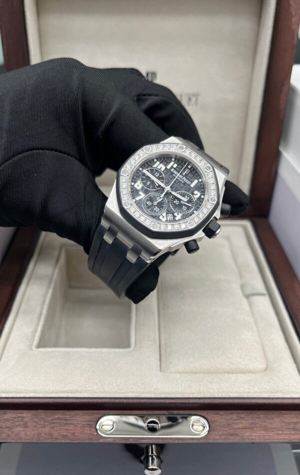 Audemars Piguet Royal Oak Offshore Lady Chronograph Diamond Bezel 26048sk.zz.d002ca.01 - Image 8