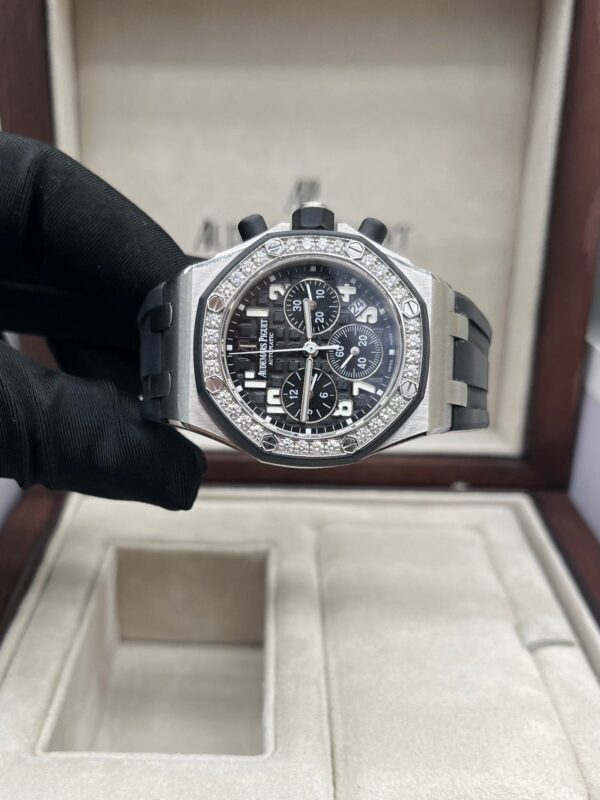 Audemars Piguet Royal Oak Offshore Lady Chronograph Diamond Bezel 26048sk.zz.d002ca.01 - Image 3
