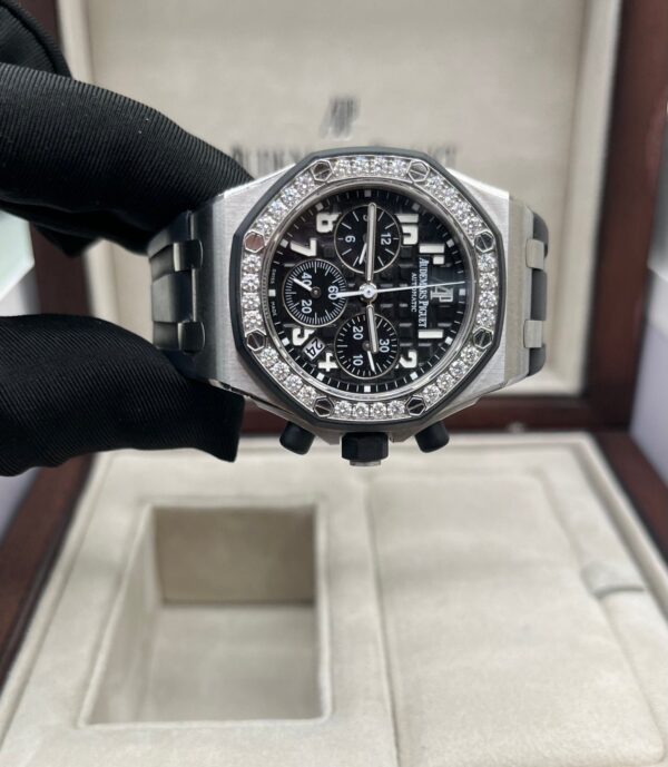 Audemars Piguet Royal Oak Offshore Lady Chronograph Diamond Bezel 26048sk.zz.d002ca.01 - Image 13