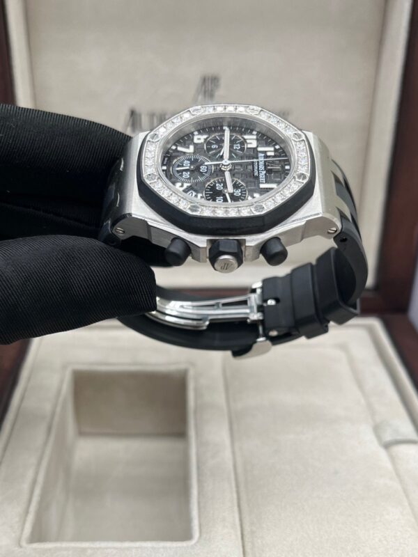 Audemars Piguet Royal Oak Offshore Lady Chronograph Diamond Bezel 26048sk.zz.d002ca.01 - Image 11