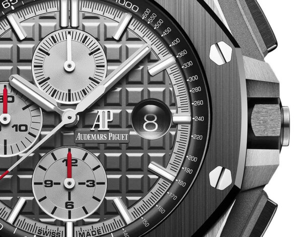 Audemars Piguet Royal Oak Offshore Selfwinding Chronograph/ Titanium/ Grey Dial/ Black Sub-Dials/ Grey Ceramic Bezel (Ref#26400IO.OO.A004CA.01) - Image 3