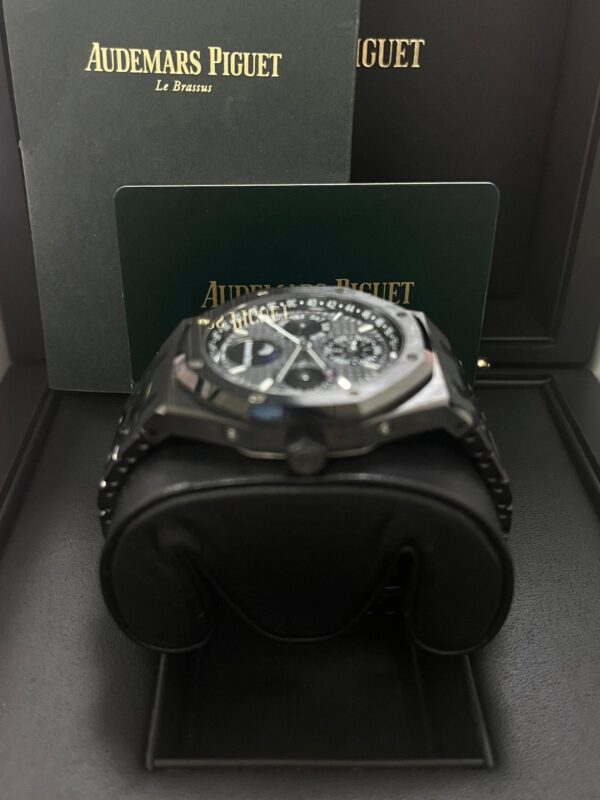 Audemars Piguet Royal Oak Perpetual Calendar/ Black Ceramic/ Black Dial/ Black Sub_Dials/ Black Ceramic Bezel (Ref#26579CE.OO.1225CE.01) - Image 3
