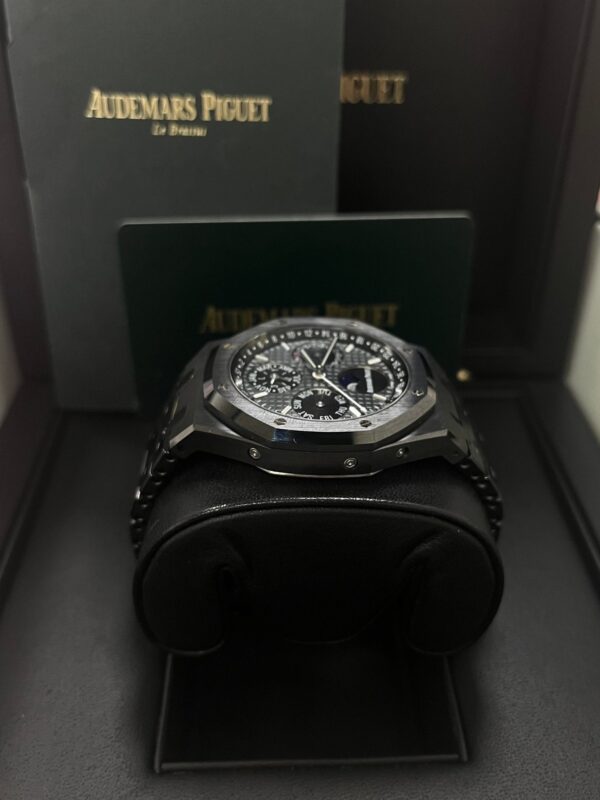 Audemars Piguet Royal Oak Perpetual Calendar/ Black Ceramic/ Black Dial/ Black Sub_Dials/ Black Ceramic Bezel (Ref#26579CE.OO.1225CE.01) - Image 5