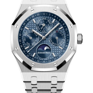 Audemars Piguet Royal Oak Perpetual Calendar Blue Dial Steel 41mm Reference 26574ST.OO.1220ST.03