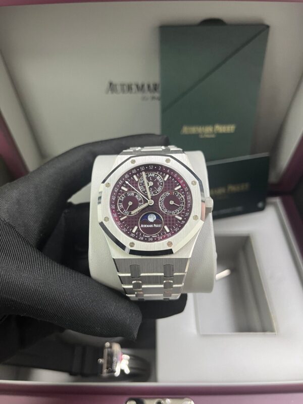 Audemars Piguet Royal Oak Perpetual Calendar SPECIAL EDITION 41mm Royal Oak Burgundy Dial 26574BC.OO.1220BC.01 - Image 5