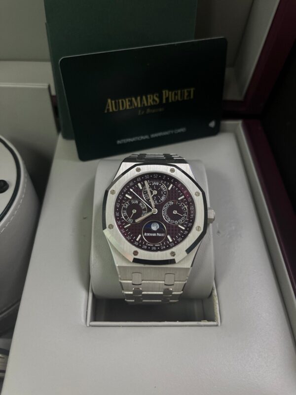 Audemars Piguet Royal Oak Perpetual Calendar SPECIAL EDITION 41mm Royal Oak Burgundy Dial 26574BC.OO.1220BC.01 - Image 7