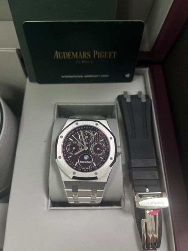 Audemars Piguet Royal Oak Perpetual Calendar SPECIAL EDITION 41mm Royal Oak Burgundy Dial 26574BC.OO.1220BC.01 - Image 6
