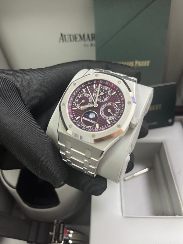 Audemars Piguet Royal Oak Perpetual Calendar SPECIAL EDITION 41mm Royal Oak Burgundy Dial 26574BC.OO.1220BC.01 - Image 11