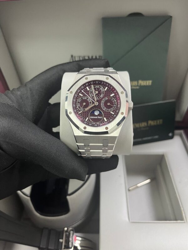 Audemars Piguet Royal Oak Perpetual Calendar SPECIAL EDITION 41mm Royal Oak Burgundy Dial 26574BC.OO.1220BC.01 - Image 4