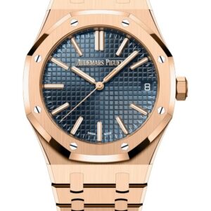Audemars Piguet Royal Oak Selfwinding 2023 Release ROYAL OAK SELFWINDING Rose Gold Blue Dial 41mm 15510OR.OO.1320OR.03
