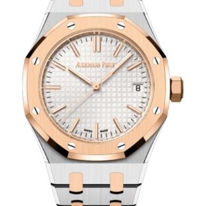 Audemars Piguet Royal Oak Selfwinding 37mm Stainless Steel and 18k Rose Gold Silver Dial 15550SR.OO.1356SR.02