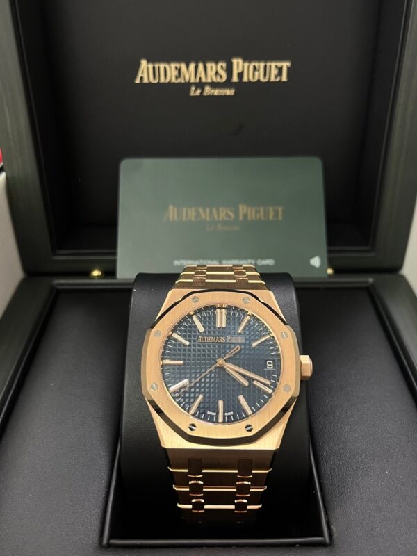 Audemars Piguet Royal Oak Selfwinding "50th Anniversary" Blue Dial 15510OR.OO.1320OR.01 - Image 5