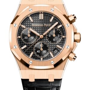 Audemars Piguet ROYAL OAK SELFWINDING CHRONOGRAPH “50TH ANNIVERSARY” Black Dial Black alligator strap 26240OR.OO.D002CR.01