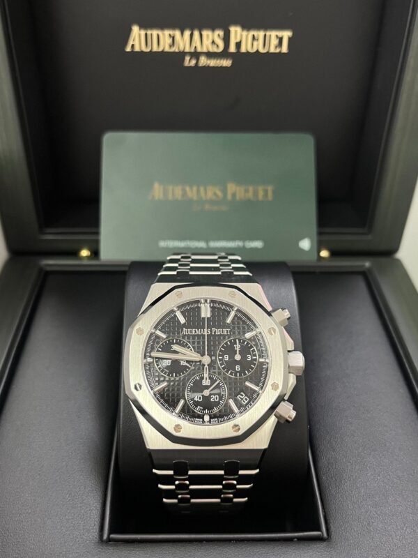 Audemars Piguet Royal Oak Selfwinding Chronograph Steel Black Dial 41mm Reference 26240ST.OO.1320ST.06 - Image 5