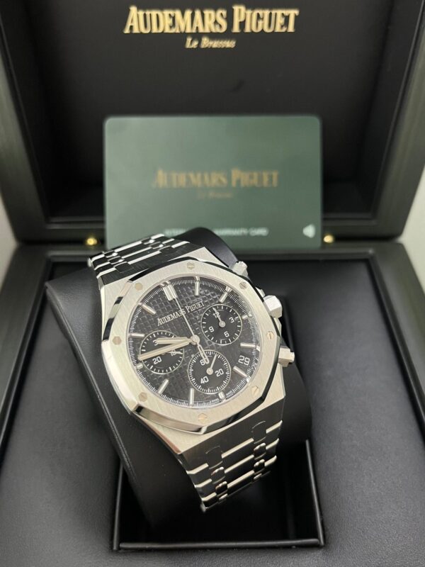 Audemars Piguet Royal Oak Selfwinding Chronograph Steel Black Dial 41mm Reference 26240ST.OO.1320ST.06 - Image 12