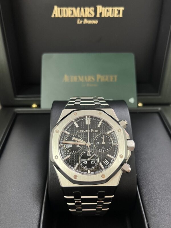 Audemars Piguet Royal Oak Selfwinding Chronograph Steel Black Dial 41mm Reference 26240ST.OO.1320ST.06 - Image 6