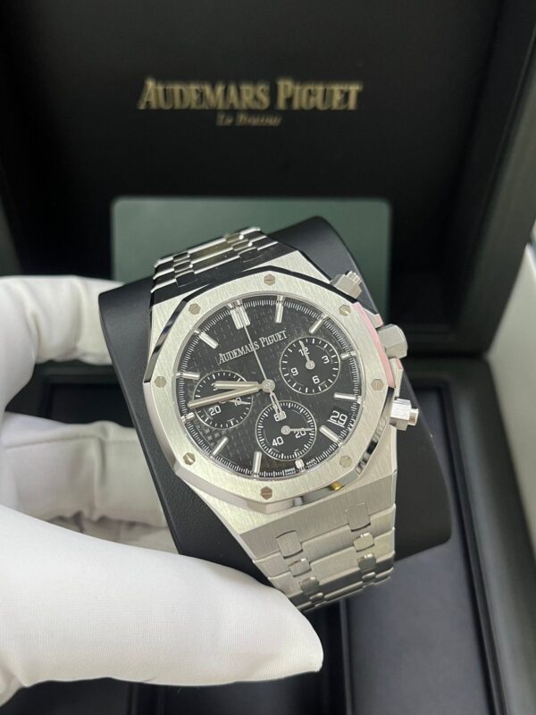 Audemars Piguet Royal Oak Selfwinding Chronograph Steel Black Dial 41mm Reference 26240ST.OO.1320ST.06 - Image 4