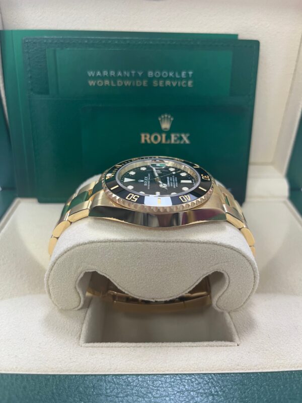 Rolex Yellow Gold Submariner Date Watch - Black Dial (Ref # 126618LN) - Image 5